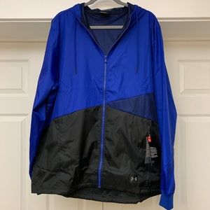 Blue Under Armour light weight jacket